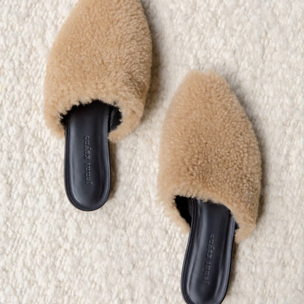 Brand new Jenni Kayne Shearling Mule brown, size 40